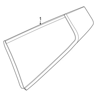 Hyundai OE - Quarter Panel - Glass