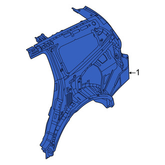 Hyundai OE - Rear Left Inner Quarter Panel