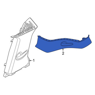 Hyundai OE - Left Body D-Pillar Trim Panel