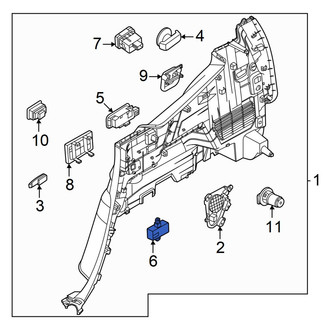 Hyundai OE - Rear Left Inner 12 Volt Accessory Power Outlet