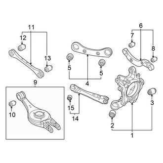 Hyundai OE - Rear Suspension - Suspension Components