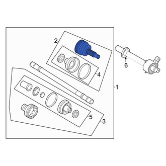 Hyundai OE - Rear Outer CV Joint Kit