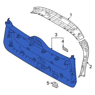 Hyundai OE - Rear Lower Liftgate Trim