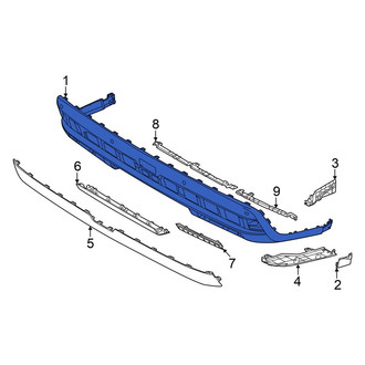 Hyundai OE - Rear Lower Bumper Cover