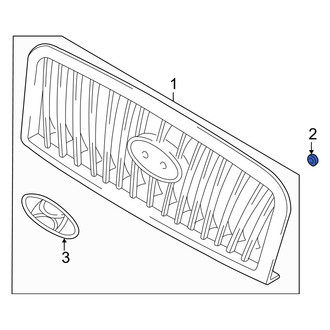 Hyundai OE - Grille Nut