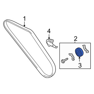 Hyundai OE - Accessory Drive Belt Idler Pulley
