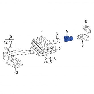 Hyundai Santa Fe OEM Air Intake Parts | Filters, Manifolds — CARiD.com