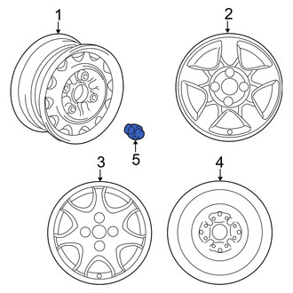 Hyundai OE - Wheel Lug Nut