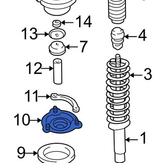 Hyundai OE - Front Suspension Strut Mount