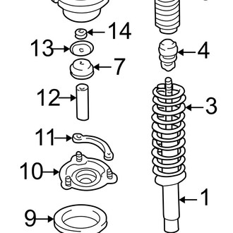 Hyundai OE - Front Suspension - Struts & Components