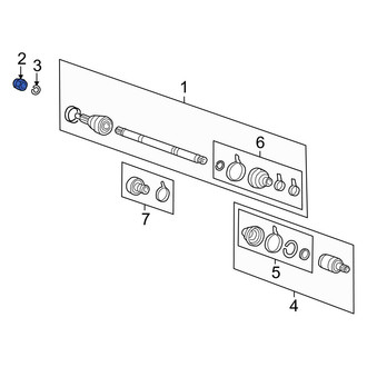 Hyundai OE - CV Joint Nut