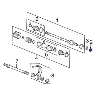 Hyundai OE - Front CV Joint Nut