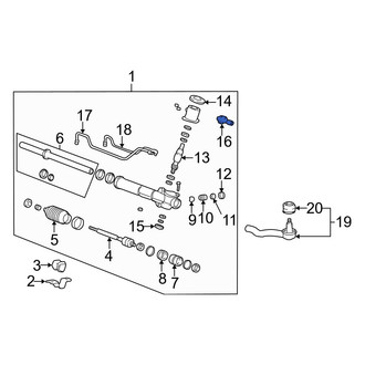 Hyundai OE - Front Right Power Steering Line