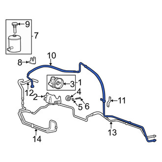 Hyundai OE - Power Steering Pressure Hose