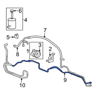Hyundai OE - Front Power Steering Line