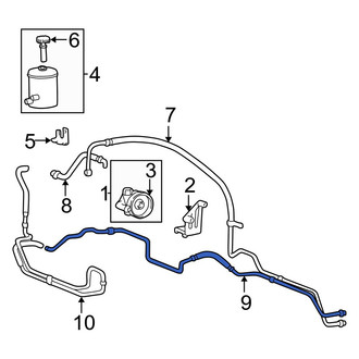 Hyundai OE - Front Power Steering Line