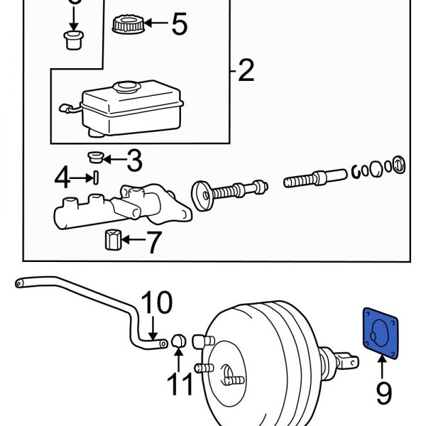 Power Brake Booster Gasket