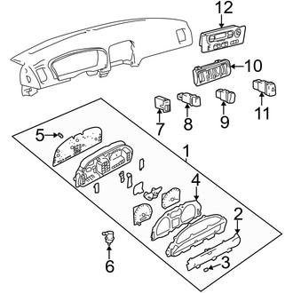 Hyundai OE - Instrument Panel - Cluster & Switches