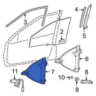 Hyundai OE - Front Left Window Regulator
