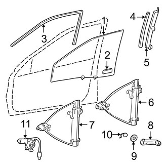 Hyundai OE - Front Door - Glass & Hardware