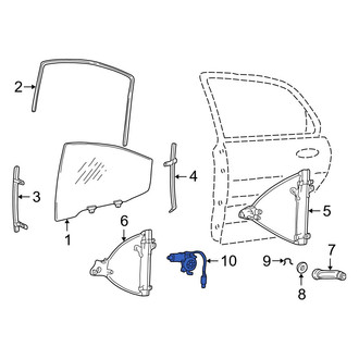 Hyundai OE - Front Right Window Motor