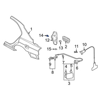Hyundai OE - Lower Quarter Panel Trim Panel Nut
