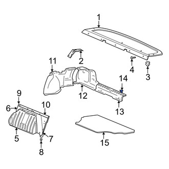 Hyundai OE - Rear Body Panel Trim Panel Clip