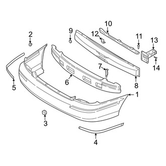 Hyundai OE - Rear Bumper - Bumper & Components
