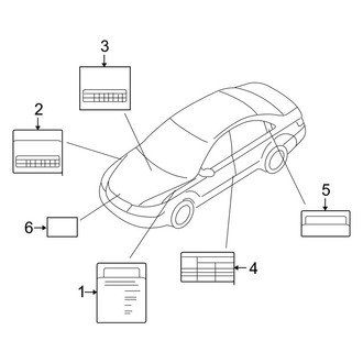 Hyundai OE - Information Labels - Labels (3.3L)