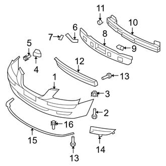 Hyundai OE - Front Bumper - Bumper & Components