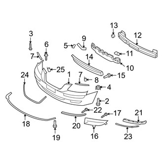 Hyundai OE - Front Bumper - Bumper & Components