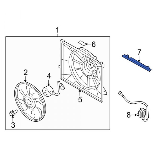 Radiator Support Access Cover