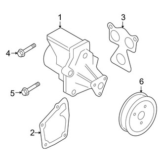 Hyundai OE - Cooling - Water Pump (GLS / Limited / SE 2.4L)