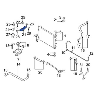 Hyundai OE - Lower Engine Coolant Thermostat Housing