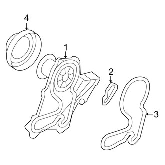 Hyundai OE - Cooling - Water Pump (GLS / Limited / SE 3.3L)