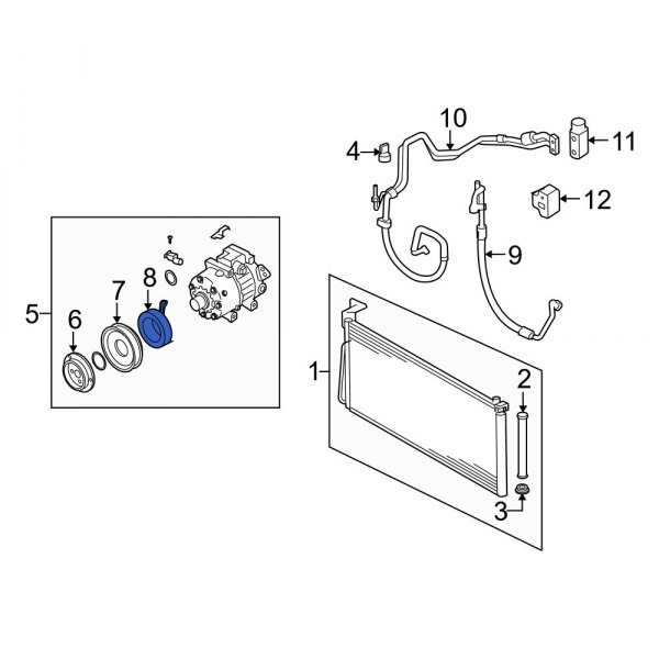 A/C Compressor Clutch Coil