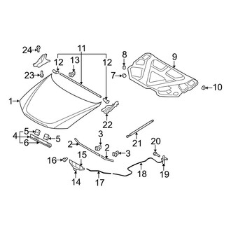 Hyundai OE - Hood & Components