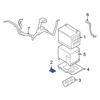 Hyundai OE - Battery Hold Down