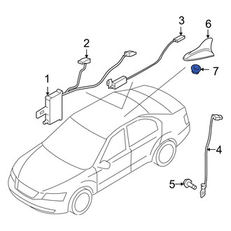 Hyundai OE - Radio Antenna Base Nut