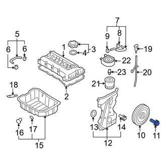 Hyundai OE - Engine Harmonic Balancer Bolt