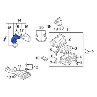Hyundai OE - Engine Air Intake Hose