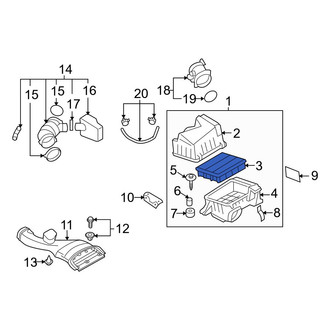 Hyundai OE - Engine Air Filter