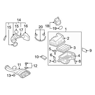 Hyundai OE - Engine / Transaxle - Air Intake (3.3L)