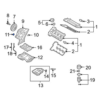 Hyundai OE - Front Engine Crankshaft Seal