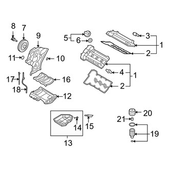Hyundai OE - Engine / Transaxle - Engine Parts (3.3L)