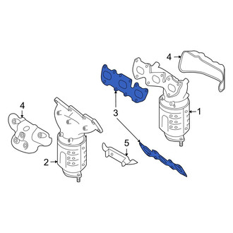 Hyundai OE - Right Exhaust Manifold Gasket