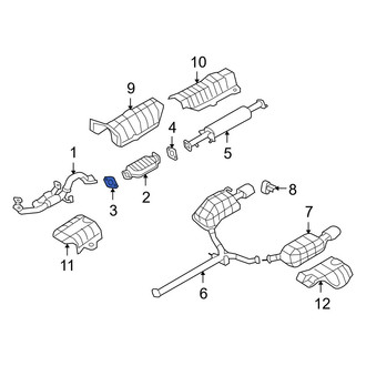 Hyundai OE - Rear Forward Catalytic Converter Gasket