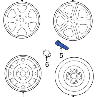 Hyundai OE - Tire Valve Stem