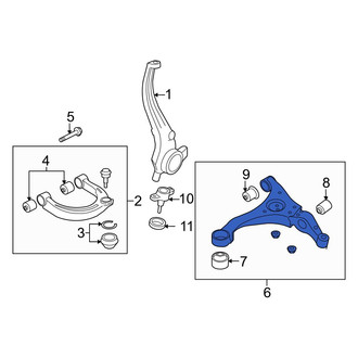 Hyundai OE - Front Left Lower Suspension Control Arm