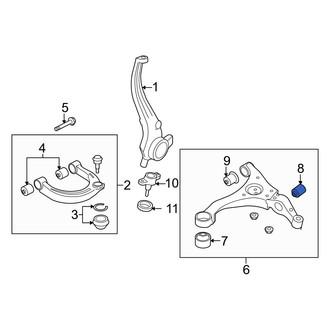 Hyundai OE - Rear Suspension Lateral Arm Bushing